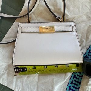 NWOT Tory Burch super mini LEE RADZIWILL NANO BAG Cream